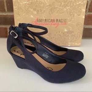 American Rag Navy Wedges